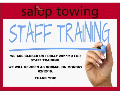 SALOP STAFF TRAINING 2019